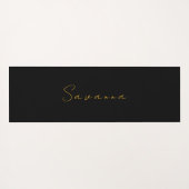 姿スケートで滑る名前をカスタムするヨガマット ヨガマット (裏面(横))