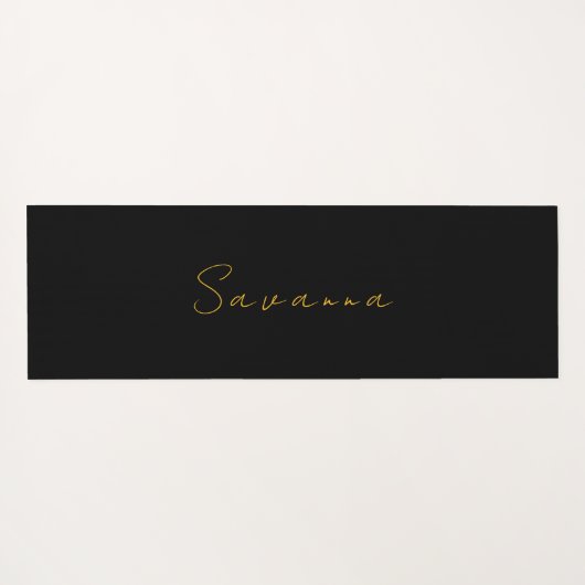 姿スケートで滑る名前をカスタムするヨガマット ヨガマット (裏面(横))