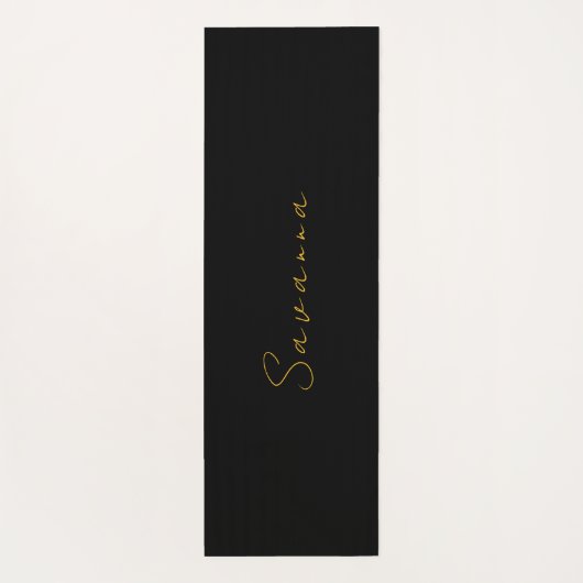 姿スケートで滑る名前をカスタムするヨガマット ヨガマット (裏面)