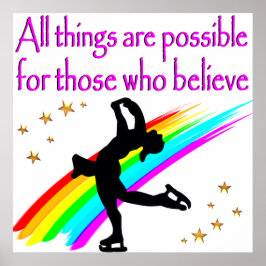 姿スケートで滑る夢 ポスター