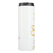 姿スケートで滑る女の子"私は愛スケートで滑る" タンブラー (裏面)