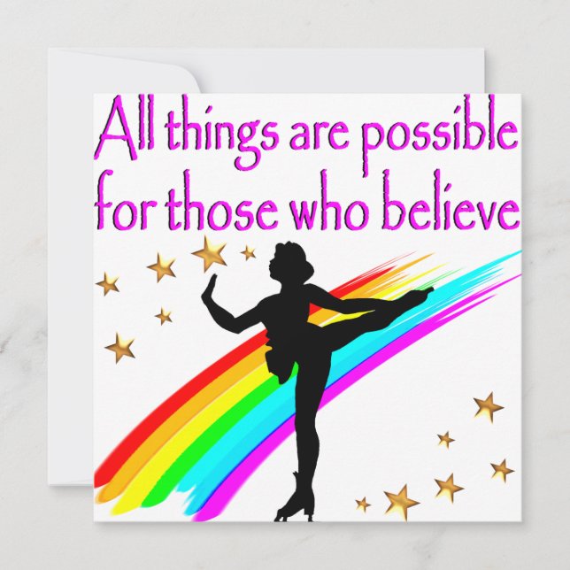 姿スケートで滑る女王 (正面)