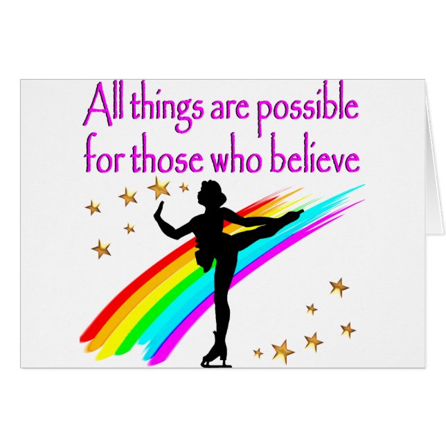 姿スケートで滑る女王 (正面横)