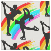 姿スケートで滑る女王 ファブリック (クローズアップ)