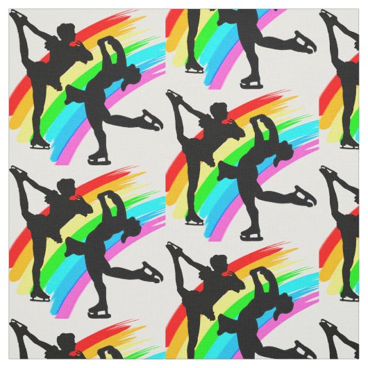 姿スケートで滑る女王 ファブリック (見本)