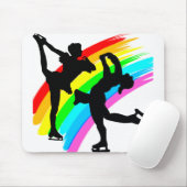 姿スケートで滑る女王 マウスパッド (マウス)