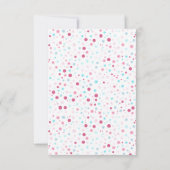 姿スケートで滑る13th誕生日パーティーの招待 招待状 (裏面)