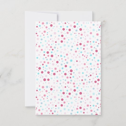 姿スケートで滑る6th誕生日パーティーの招待 招待状 (裏面)