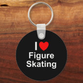 姿スケートで滑る キーホルダー (正面)