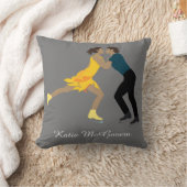 姿スケートで滑る クッション (ブランケット)