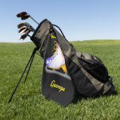 姿スケートで滑る クール ゴルフタオル (グリーン)