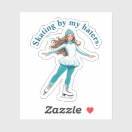 姿スケートで滑る「スケートで滑るby my haters」 シール