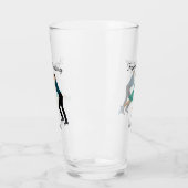 姿スケートで滑る タンブラーグラス (左)