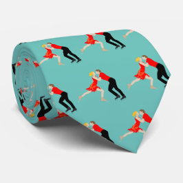 姿スケートで滑る ネクタイ