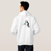 姿スケートで滑る パーカ (裏面フル)