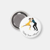 姿スケートで滑る マグネット (正面/裏面)