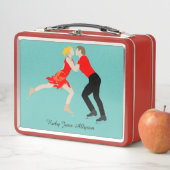 姿スケートで滑る メタルランチボックス (インサイチュ)