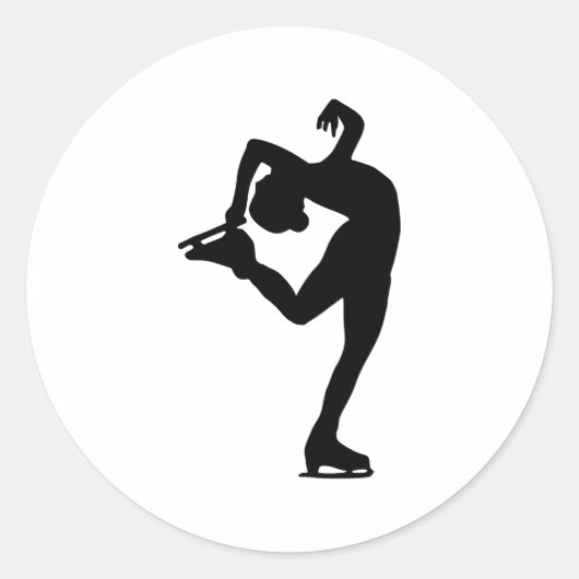 姿スケートで滑る ラウンドシール (正面)