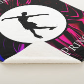 姿スケートで滑る「氷プリンセスパーソナライズされた」 シェルパブランケット (3/4)