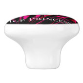 姿スケートで滑る「氷プリンセスパーソナライズされた」 セラミックノブ (側面)