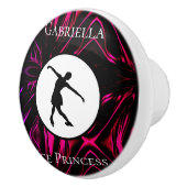 姿スケートで滑る「氷プリンセスパーソナライズされた」 セラミックノブ (右)