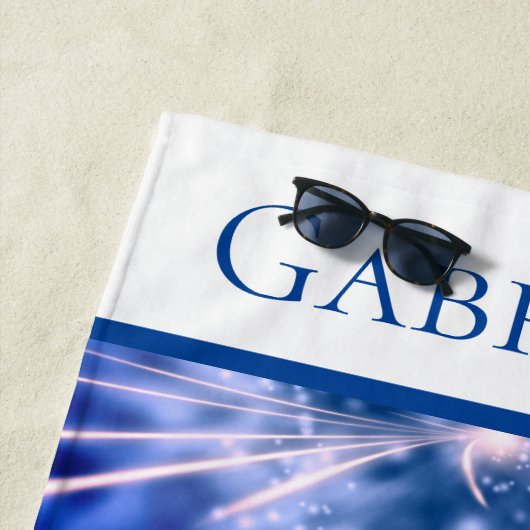 姿スケートで滑る「氷プリンセスパーソナライズされた」 ビーチタオル (インサイチュ)