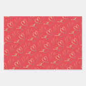 姿スケートで滑る"私は愛スケートで滑る" ラッピングペーパーシート (正面3)