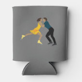 姿スケートで滑る 缶クーラー (正面)