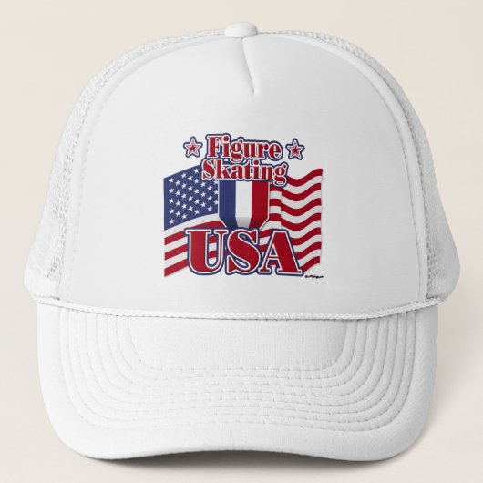 姿スケートで滑るUSA キャップ (正面)