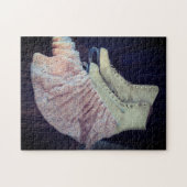 姿スケートリラックスとベビーブランケットの自己気に ジグソーパズル (横)