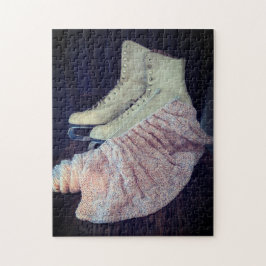 姿スケートリラックスとベビーブランケットの自己気に ジグソーパズル