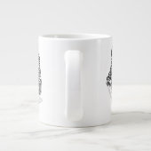 姿スケートワードアートアイススケートで滑る ジャンボコーヒーマグカップ (裏面)