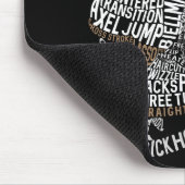 姿スケートワードアートアイスダンス マウスパッド (コーナー)