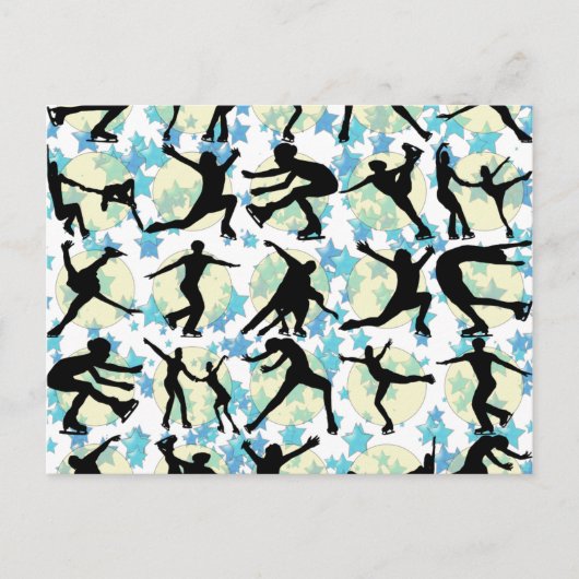 姿スケート ポストカード (正面)