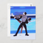 姿スケート ポストカード (正面/裏面)