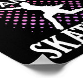 姿スケー保ターCalmとスケートのスケートで滑る ポスター (角)