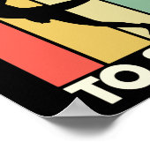 姿スケー生まれターへアイススケートスケートで滑る ポスター (角)