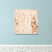 姿勉強 キャンバスプリント (インサイチュ (ウッドフロア))