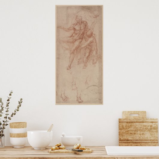 姿勉強 ポスター (キッチン)