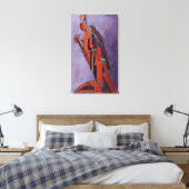 姿勉強 – 彫刻デザイン キャンバスプリント (インサイチュ (寝室))