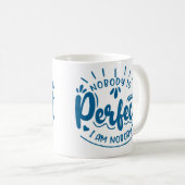 姿勢かわいらし引用文 コーヒーマグカップ (正面右)