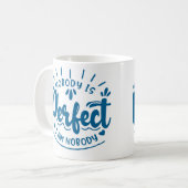 姿勢かわいらし引用文 コーヒーマグカップ (正面左)