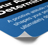 姿勢が高度ポスターを決定やる気を起こさせるする ポスター (角)