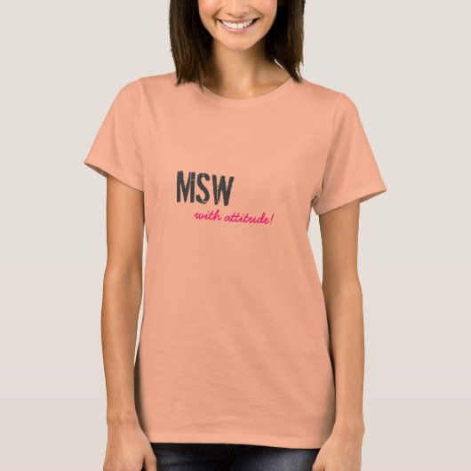 姿勢でMSW! Tシャツ (正面)