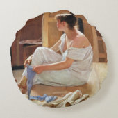 姿勢の後、1884年 ラウンドクッション (裏面)