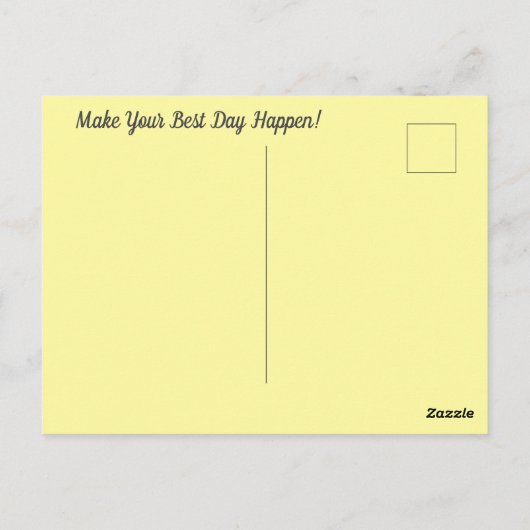 姿勢はがき – Palm Warbler Bird ポストカード (裏面)