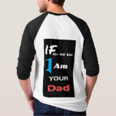 「姿勢はっきりした:衣服自信」 Tシャツ (裏面)