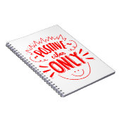 姿勢やる気を起こさせる引用文成功夢ゴール ノートブック (右側)