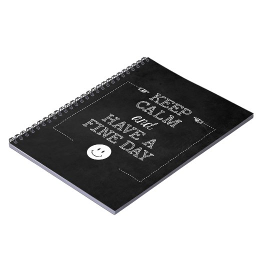 姿勢保穏やかな感動的引用文シャルボード ノートブック (左側)