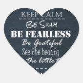 姿勢前向き確認引用文 ハートシール (正面)